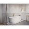 Anzzi Badi 5.9 ft. Solid Surface Freestanding Bathtub in Matte White FT-AZ8402 - alternate 3